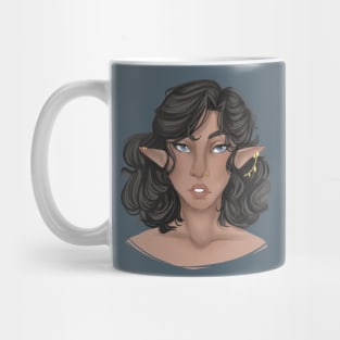Beautiful Elf Woman Mug